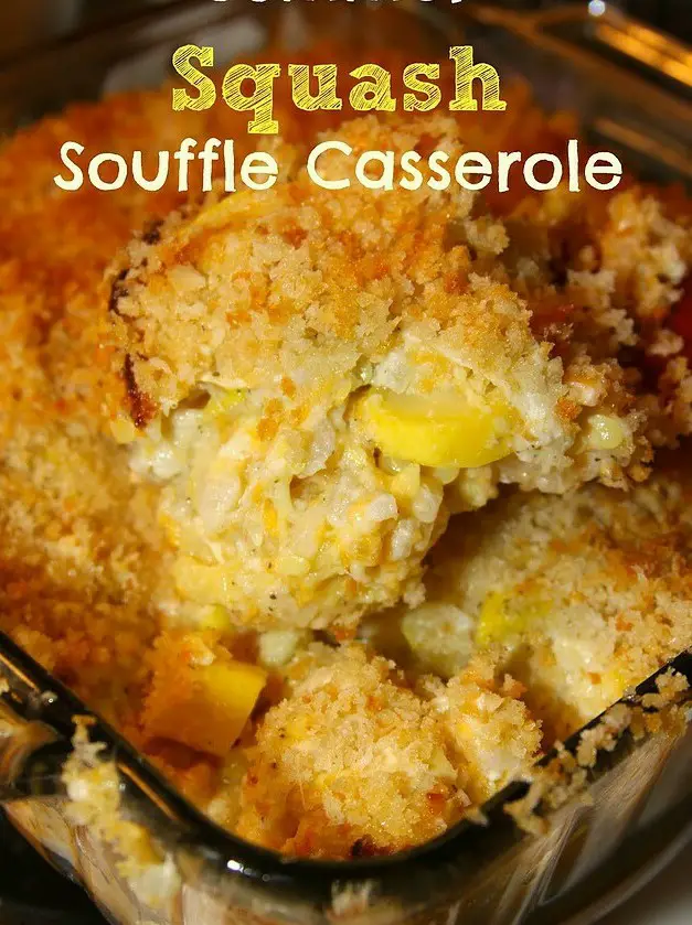 Summer Squash Souffle Casserole