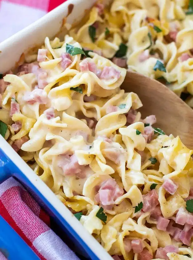 Ham and Noodle Casserole