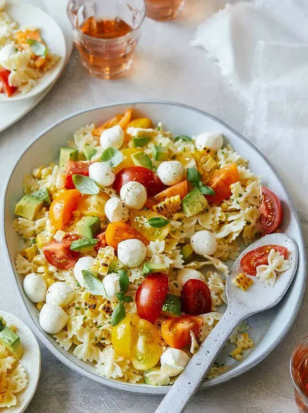 Loaded Farfalle Pasta Salad