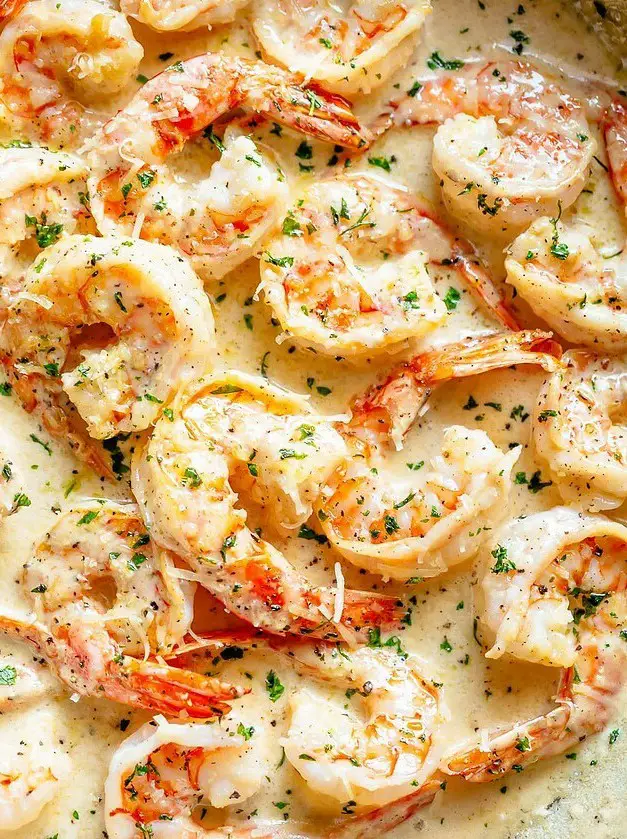 Creamy Garlic Shrimp