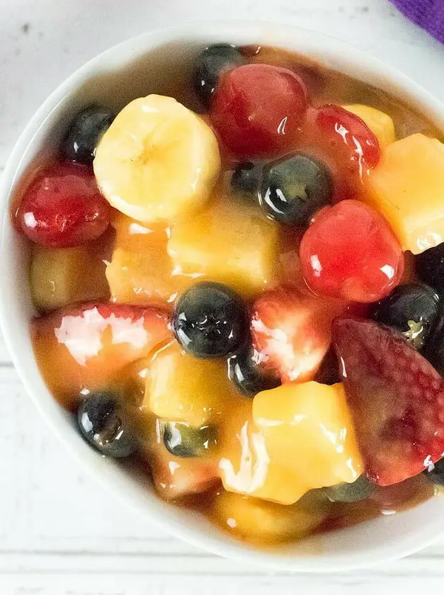 Fruit Salad with Pudding