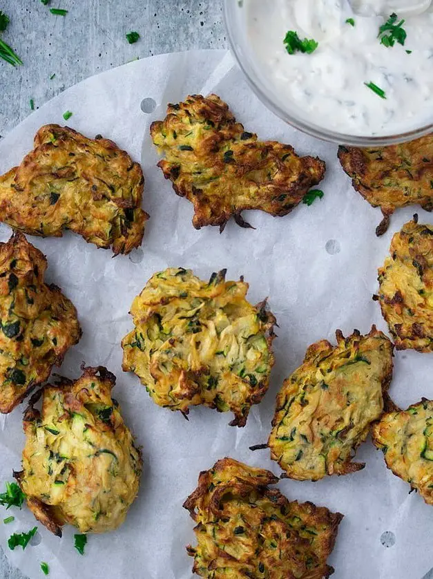 Air Fryer Zucchini Fritters