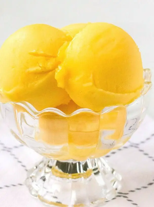 Ninja Creami Mango Sorbet