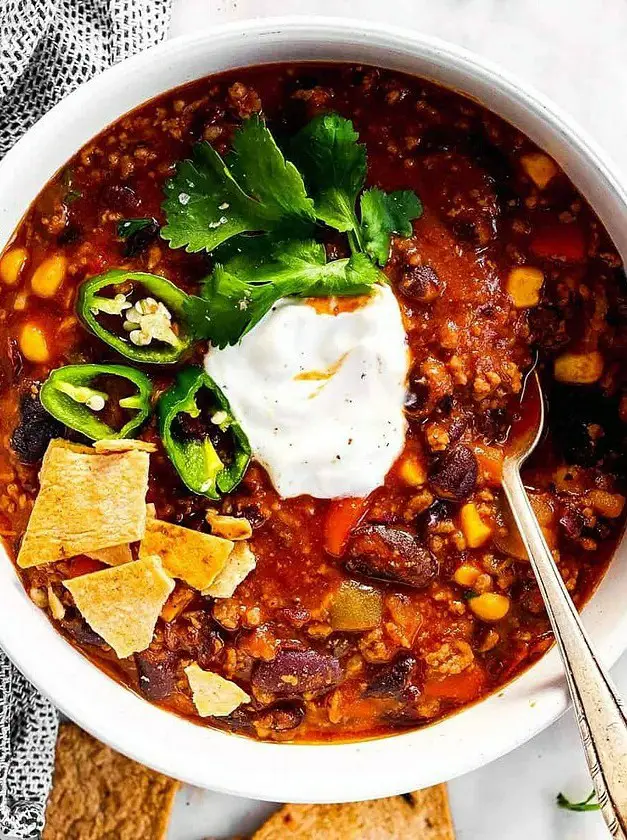 Healthy Slow Cooker Chili