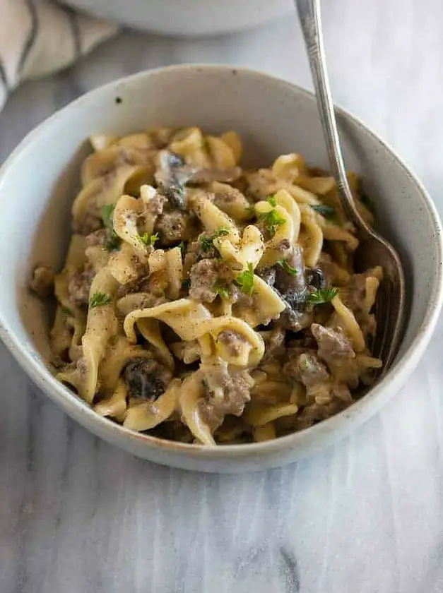 Easy Instant Pot Stroganoff