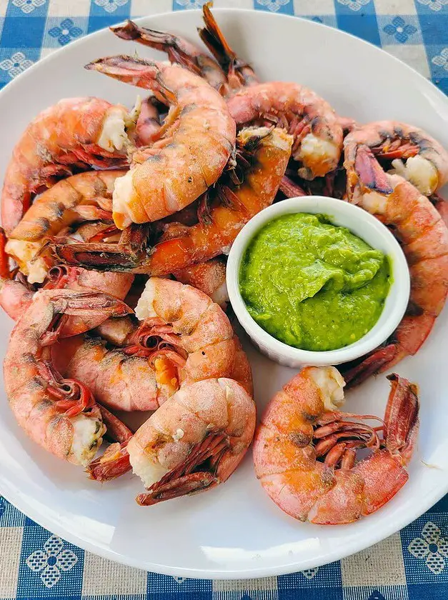 Simple Steamed Royal Red Shrimp