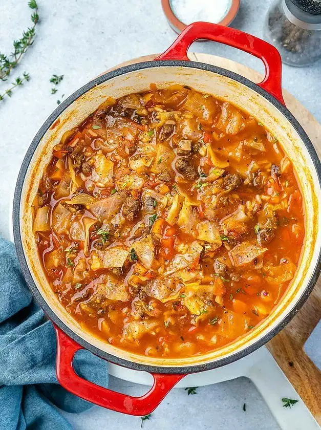 Easy Cabbage Roll Soup