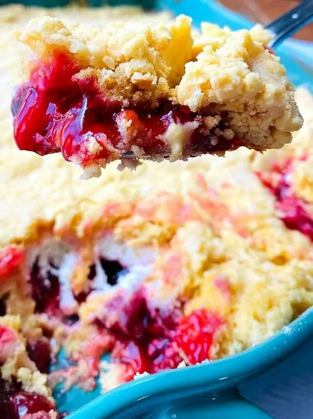 Cherry Cream Cheese Dump Cake