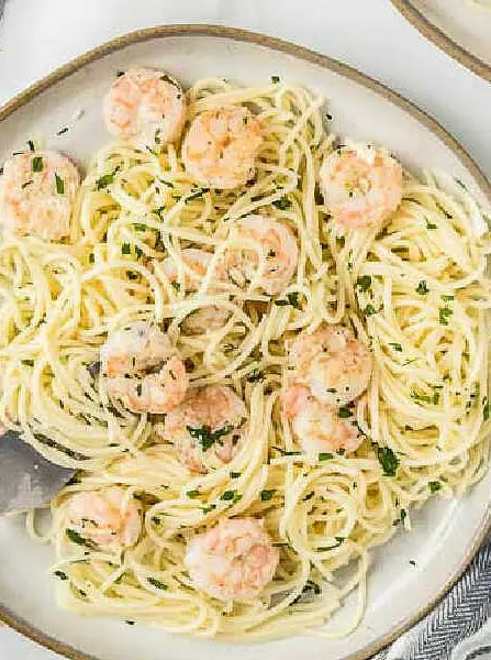 Lemon Garlic Shrimp Scampi