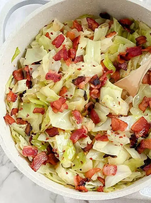 Fried Cabbage with Bacon