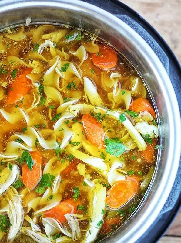 Instant Pot Chicken Noodle Soup