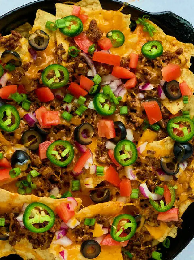 Cast Iron Skillet Nachos