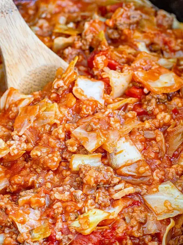 Crock Pot Unstuffed Cabbage Rolls