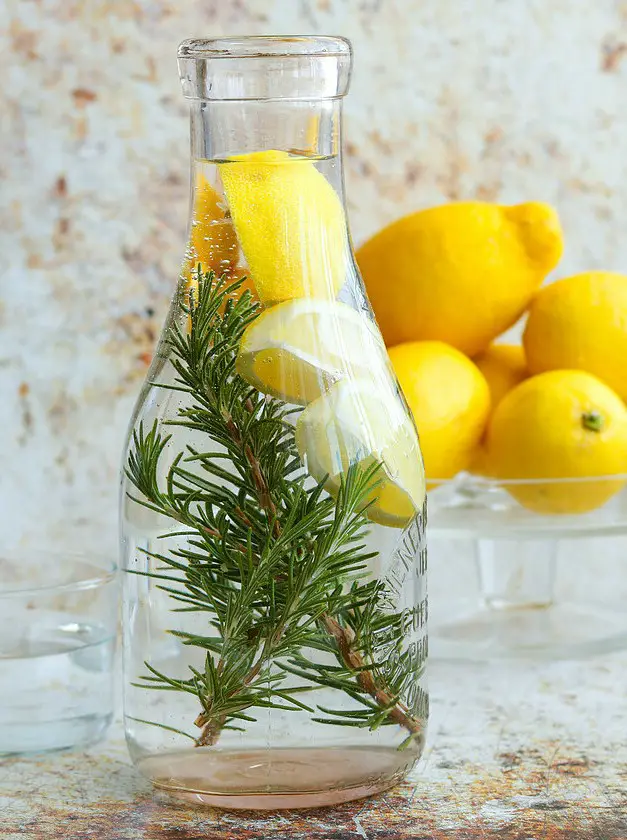 Rosemary Lemon Water