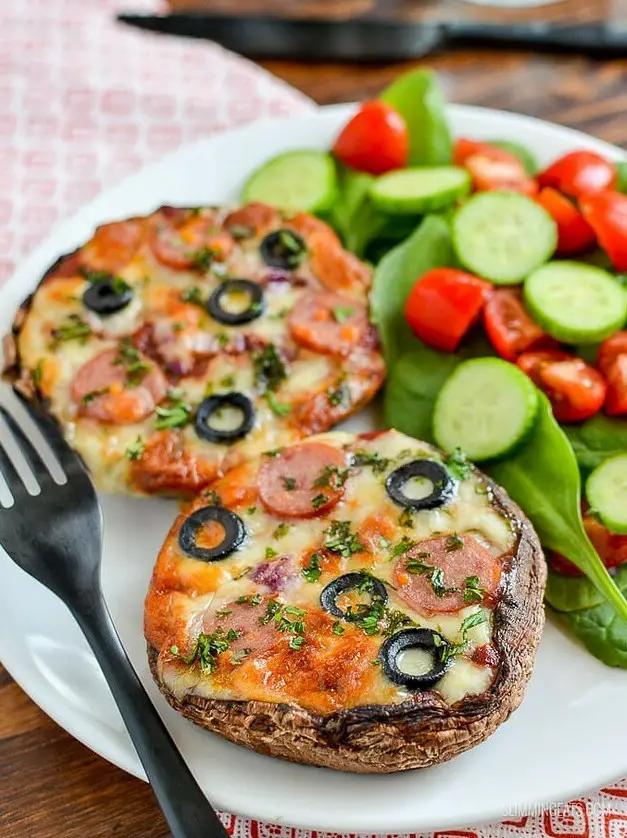 Portobello Mushroom Pizza