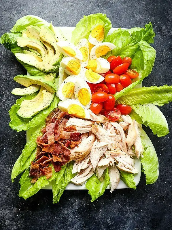 Healthy Chicken Cobb Salad