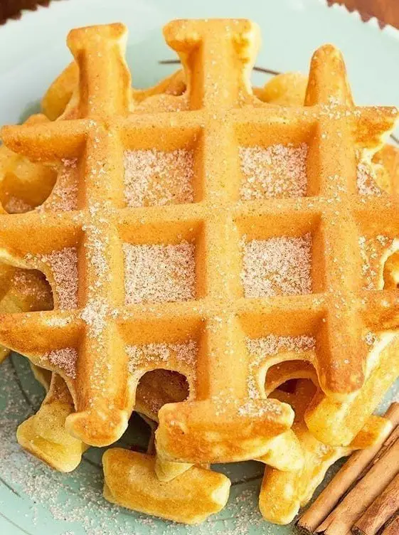 Weight Watchers Pumpkin Waffles