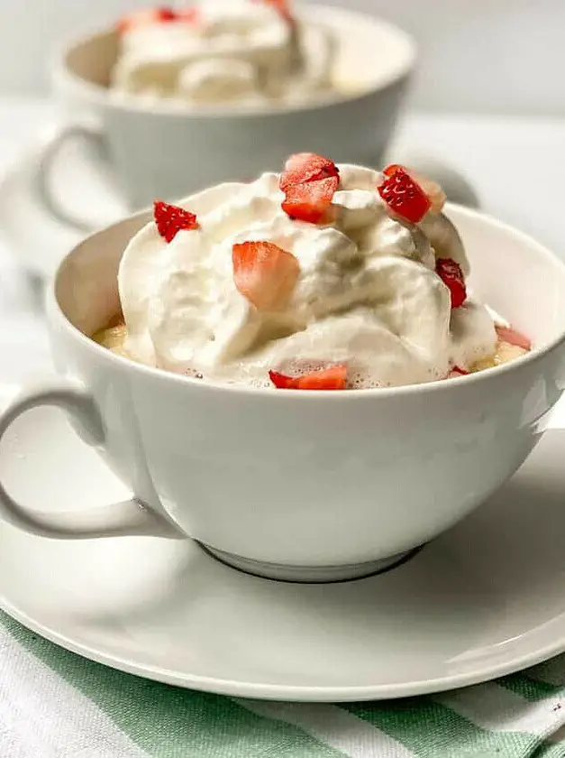 Strawberry Mug Cake