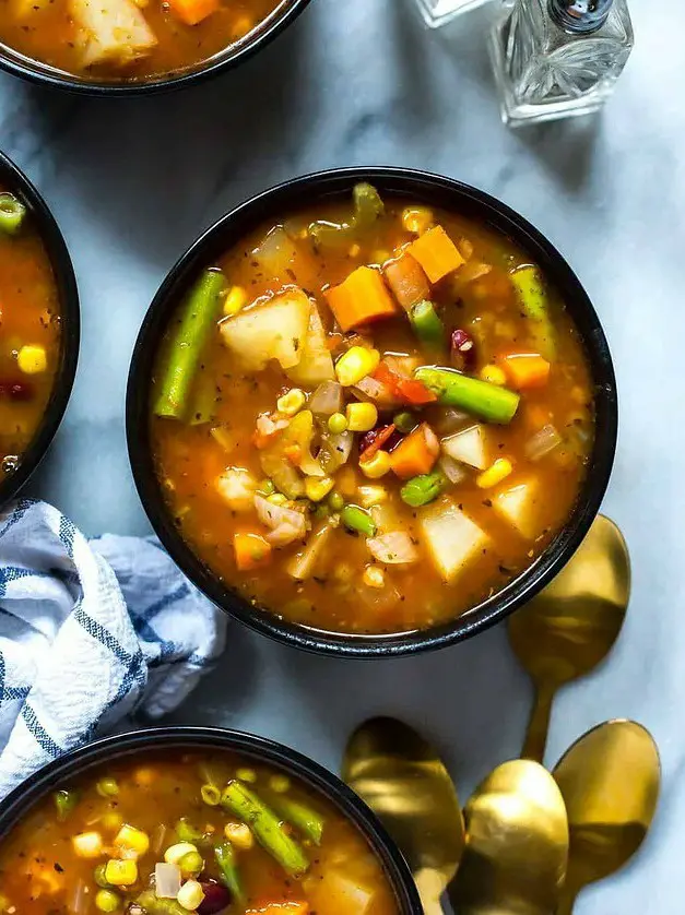 Instant Pot Vegetable Bean Soup