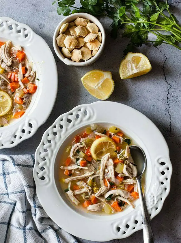 Lemon Ginger Chicken Soup