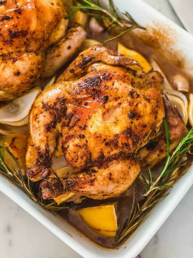 Roasted Cornish Hens