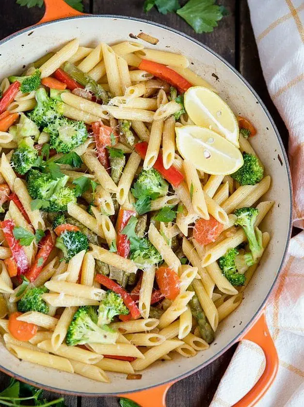 Penne Pasta Primavera