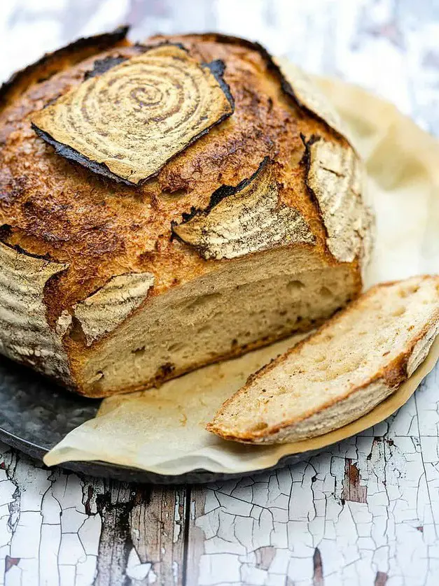 Overnight Sourdough Bread