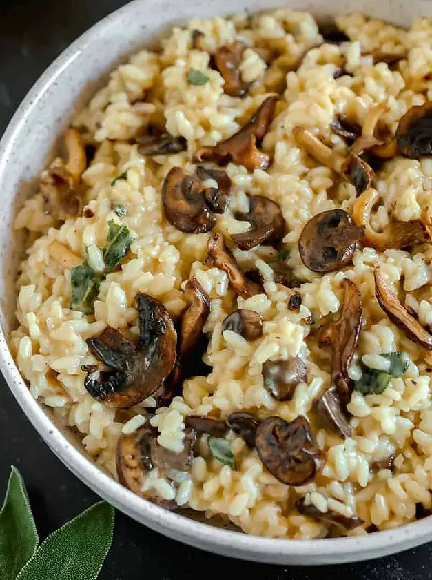 Mushroom Sage Risotto