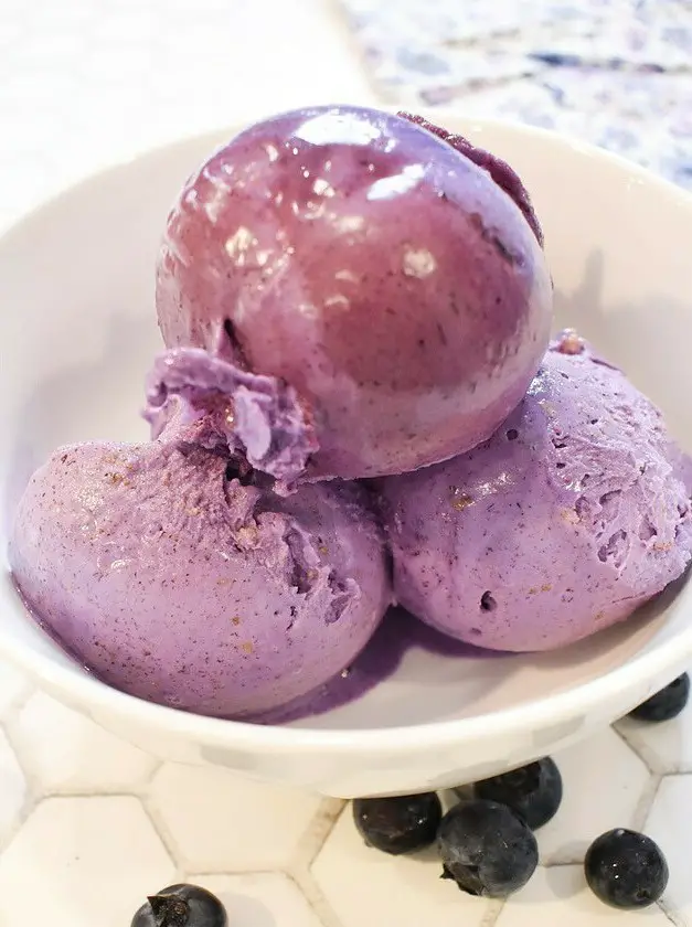 Ninja Creami Blueberry Pie Ice Cream