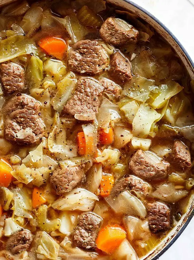 Cabbage Soup with Beef