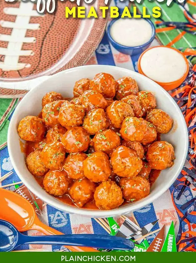 Buffalo Ranch Meatballs