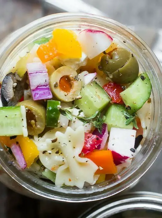 Chopped Israeli Pasta Salad