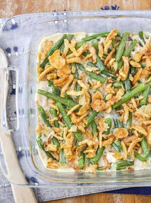 Fresh Green Bean Casserole