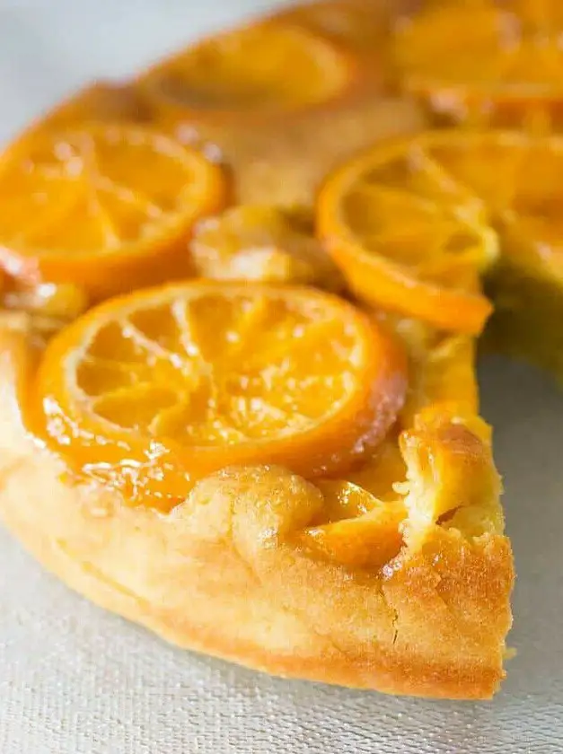 Cast Iron Orange Olive Oil Upside Down Cake