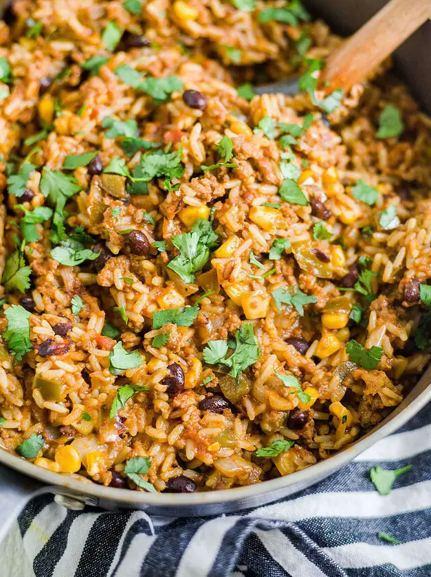 One Pot Mexican Beef and Rice