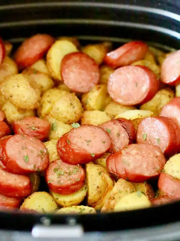 Air Fryer Potatoes and Sausage