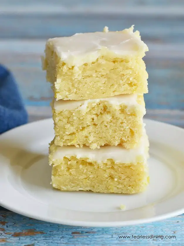 Gluten Free Lemon Brownies