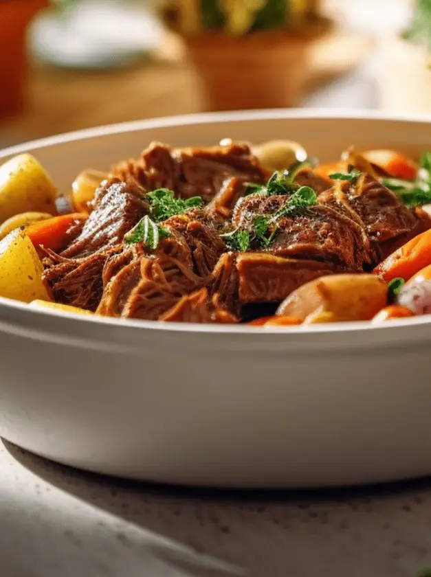 Slow Cooker Vegan Pot Roast