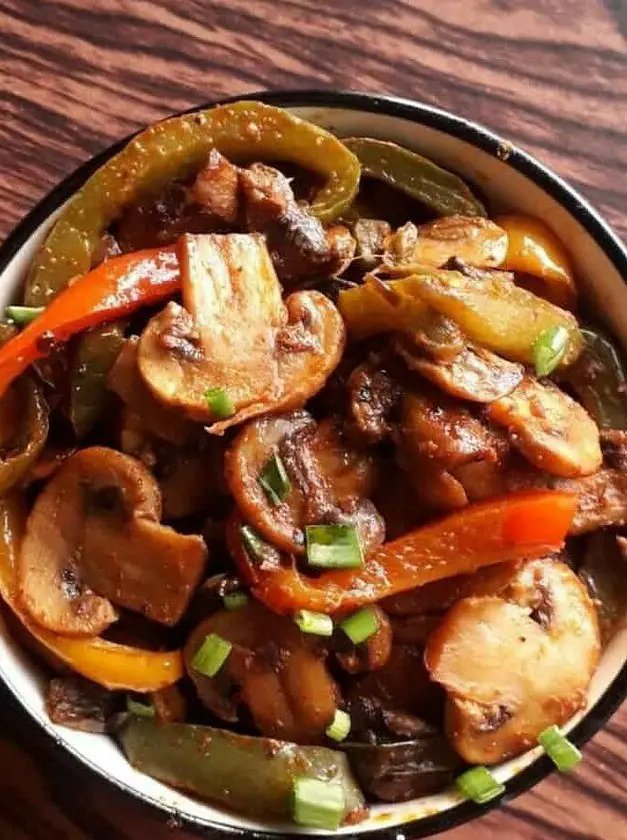 Keto Mushroom Pepper Stir-Fry