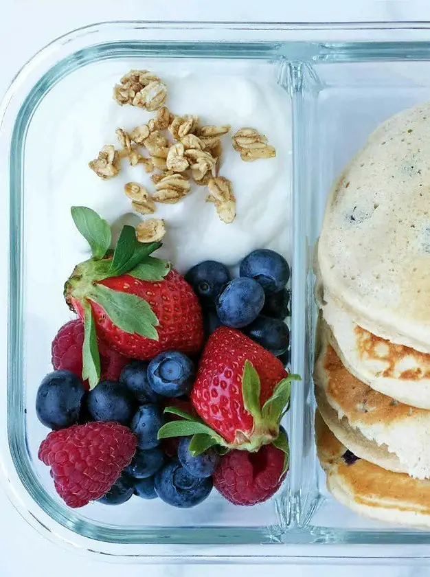 Protein Pancake Breakfast Bento Box