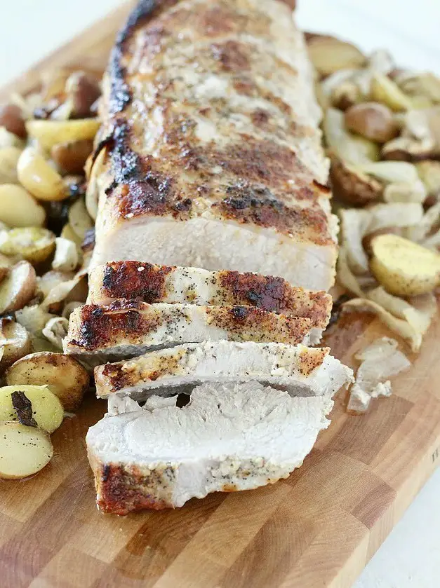 Sheet Pan Boneless Pork Loin and Potatoes