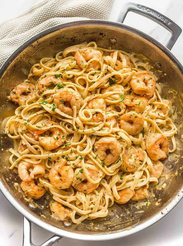 Garlic Shrimp Pasta