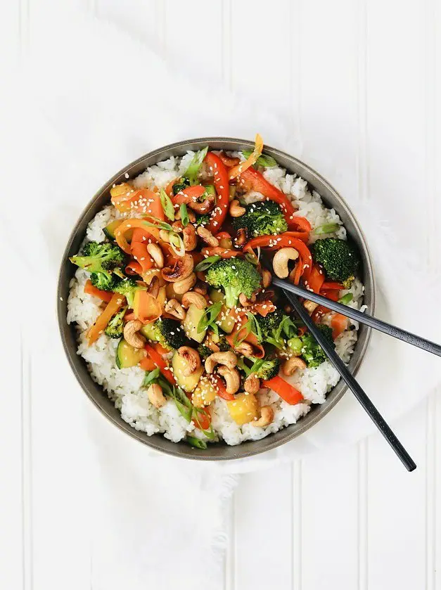 Cashew Veggie Stir Fry