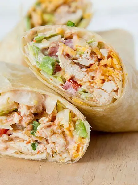 Crunchy Southwestern Chicken Wrap