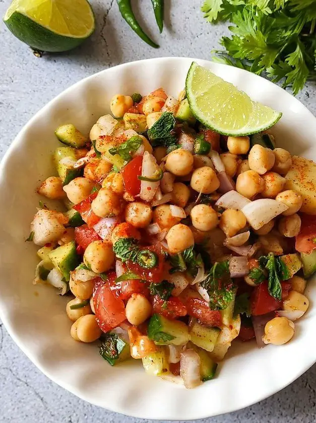 Indian Chickpea Salad