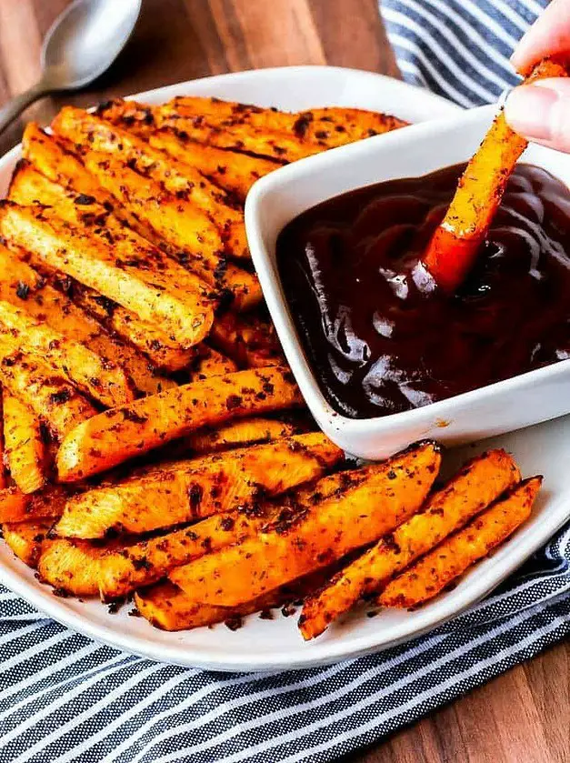 Keto Seasoned Rutabaga Fries