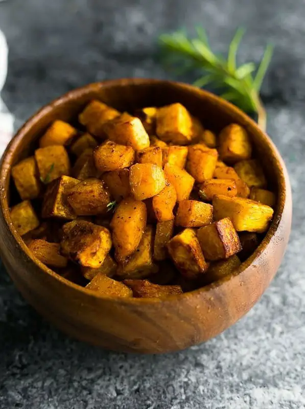 Maple Cinnamon Roasted Butternut Squash