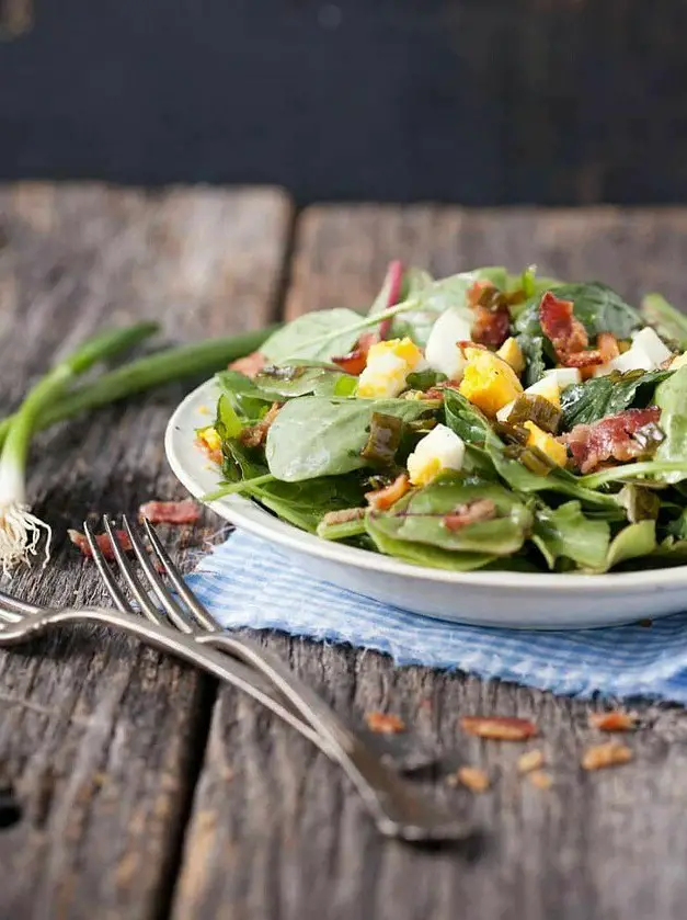 Wilted Lettuce Salad