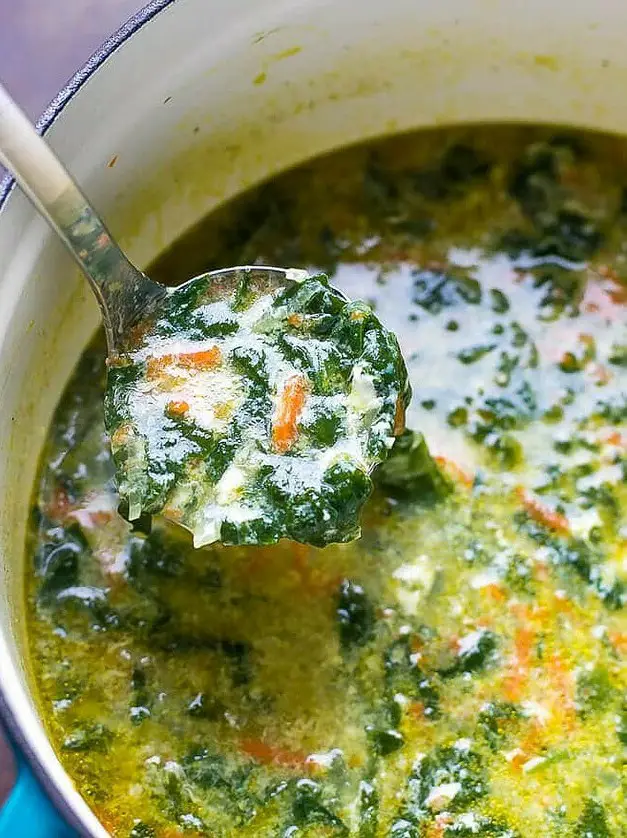 Spinach Egg Drop Soup