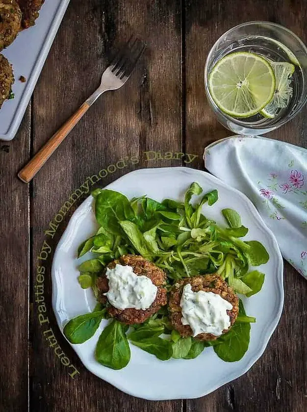 Eggless Lentil Patties